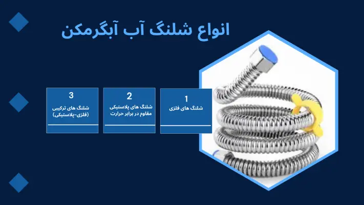 شلنگ اب ابگرمکن